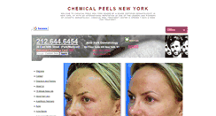 Desktop Screenshot of chemicalpeelsnewyork.org